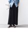 堀田茜×SHIPS:〈手洗い可能〉ベルト 付き ジョーゼット スカート