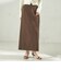 堀田茜×SHIPS:〈手洗い可能〉ベルト 付き ジョーゼット スカート
