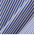 ROYAL NAVY:〈洗濯機可能〉ストライプ バンドカラー ラウンドヘム シャツ