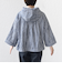 《予約》【WEB限定】〈手洗い可能〉ストライプ フード 羽織り シャツ