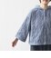 【WEB限定】〈手洗い可能〉ストライプ フード 羽織り シャツ