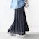 《予約》〈手洗い可能〉シアー メッシュ ギャザー スカート
