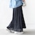 〈手洗い可能〉シアー メッシュ ギャザー スカート