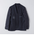 SHIPS: Lanificio di Pray ヘリンボーン ネイビー ジャケット