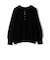 SHIPS Colors:〈手洗い可能〉ペーパー ライク ヘンリーネック 2WAY ニット◆