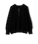 SHIPS Colors:〈手洗い可能〉ペーパー ライク ヘンリーネック 2WAY ニット◆