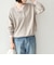 SHIPS Colors:〈手洗い可能〉ペーパー ライク ヘンリーネック 2WAY ニット◆