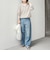 SHIPS Colors:〈手洗い可能〉ペーパー ライク ヘンリーネック 2WAY ニット◆