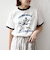 《予約》【SHIPS any別注】THE KNiTS: ロゴ プリント リンガー TEE