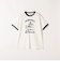 《予約》【SHIPS any別注】THE KNiTS: ロゴ プリント リンガー TEE