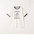 【SHIPS any別注】THE KNiTS:〈洗濯機可能〉ロゴ プリント リンガー TEE