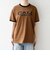 【SHIPS any別注】THE KNiTS:〈洗濯機可能〉ロゴ プリント リンガー TEE