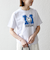 《予約》【SHIPS any別注】THE KNiTS: ラウンドヘム プリント ショート TEE 26SS