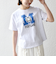 《予約》【SHIPS any別注】THE KNiTS: ラウンドヘム プリント ショート TEE 26SS