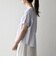 【SHIPS any別注】THE KNiTS:〈洗濯機可能〉ラウンドヘム プリント ショート TEE