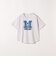 【SHIPS any別注】THE KNiTS:〈洗濯機可能〉ラウンドヘム プリント ショート TEE