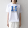 《予約》【SHIPS any別注】THE KNiTS: ラウンドヘム プリント ショート TEE 26SS