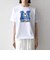 【SHIPS any別注】THE KNiTS:〈洗濯機可能〉ラウンドヘム プリント ショート TEE