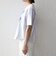 【SHIPS any別注】THE KNiTS:〈洗濯機可能〉ラウンドヘム プリント ショート TEE
