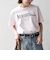 《予約》【SHIPS any別注】THE KNiTS: ラウンドヘム プリント ショート TEE 26SS