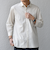 SHIPS any:〈洗濯機可能〉コットン/リネン 7分袖 ポケット レギュラー シャツ 26SS◆