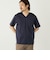 SHIPS Colors:〈抗菌防臭・接触冷感・UVカット〉シルケット コットン Vネック T◇