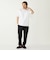 SHIPS Colors:〈抗菌防臭・接触冷感・UVカット〉シルケット コットン クルーネック T◇