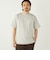 SHIPS Colors:〈抗菌防臭・接触冷感・UVカット〉シルケット コットン クルーネック T◇
