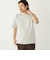 SHIPS Colors:〈抗菌防臭・接触冷感・UVカット〉シルケット コットン クルーネック T◇