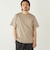 SHIPS Colors:〈抗菌防臭・接触冷感・UVカット〉シルケット コットン クルーネック T◇