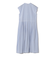 《予約》【WEB限定】〈手洗い可能〉ストライプ サイド タック ワンピース