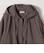 《予約》SHIPS any:〈洗濯機可能〉楊柳 シアー ドロスト フード ブラウス