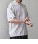 SHIPS any:〈手洗い可能〉ハイゲージ リネン ミックス サマーニット モックネック Tシャツ 26SS◆