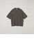 SHIPS any:〈手洗い可能〉ハイゲージ リネン ミックス サマーニット モックネック Tシャツ 26SS◆