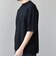 SHIPS any:〈手洗い可能〉ハイゲージ リネン ミックス サマーニット モックネック Tシャツ 26SS◆
