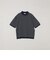 SHIPS any:〈手洗い可能〉ハイゲージ リネン ミックス サマーニット モックネック Tシャツ 26SS◆