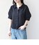 SHIPS Colors:〈洗濯機可能〉ユーロリネン (EURO Linen) ボクシー パフスリーブ シャツ◇