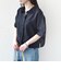 SHIPS Colors:〈洗濯機可能〉ユーロリネン (EURO Linen) ボクシー パフスリーブ シャツ◇