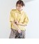 SHIPS Colors:〈洗濯機可能〉ユーロリネン (EURO Linen) ボクシー パフスリーブ シャツ◇