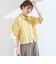 SHIPS Colors:〈洗濯機可能〉ユーロリネン (EURO Linen) ボクシー パフスリーブ シャツ◇