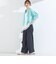 SHIPS Colors:〈洗濯機可能〉ユーロリネン (EURO Linen) ボクシー パフスリーブ シャツ◇