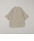 SHIPS any:〈洗濯機可能〉ピュアリネン バンド スキッパー ハーフスリーブ プルオーバー シャツ 26SS◆
