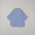 SHIPS any:〈洗濯機可能〉ピュアリネン バンド スキッパー ハーフスリーブ プルオーバー シャツ 26SS◇