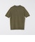 Drumohr: リネン コットン ガーメントダイ クルーネック ニット Tシャツ