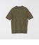 Drumohr: リネン コットン ガーメントダイ クルーネック ニット Tシャツ