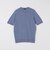 Drumohr: リネン コットン ガーメントダイ クルーネック ニット Tシャツ