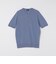 Drumohr: リネン コットン ガーメントダイ クルーネック ニット Tシャツ