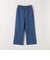 《予約》SHIPS any:〈洗濯機可能〉ツイル センター シーム ワイド イージー パンツ