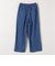 《予約》SHIPS any:〈洗濯機可能〉ツイル センター シーム ワイド イージー パンツ