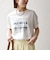 《予約》【SHIPS any別注】La Hutte:〈洗濯機可能〉デザイン ロゴ プリント TEE 26SS